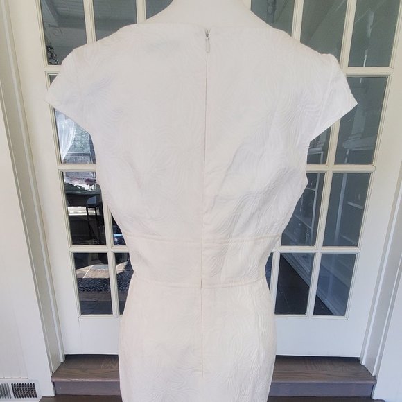 White Tapestry Dress - Picture 2 of 8